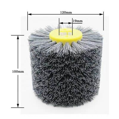 Pressure Plated Cylinder Silicon Carbide/Nylon/Plastic Abrasive Tools Polishing Brush