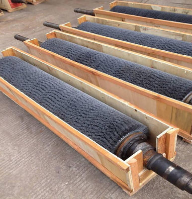Abrasive Wire Polishing Derusting And Grinding Heavy Brush Roller For Steel Plate Factory